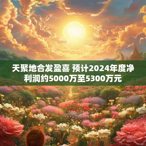 天聚地合发盈喜 预计2024年度净利润约5000万至5300万元