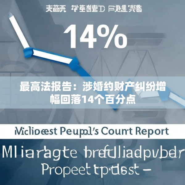 最高法报告：涉婚约财产纠纷增幅回落14个百分点