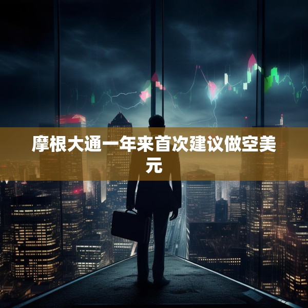 摩根大通一年来首次建议做空美元