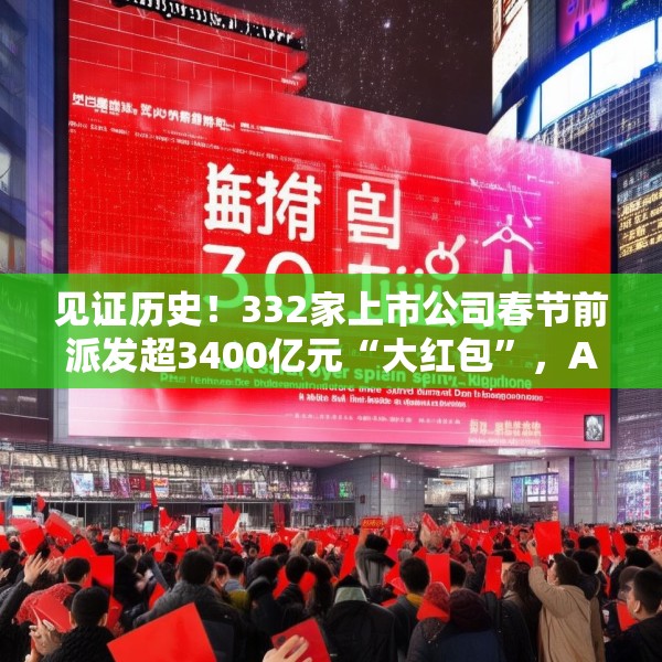 见证历史！332家上市公司春节前派发超3400亿元“大红包”，A股一年多次分红渐成常态