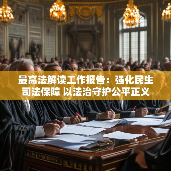 最高法解读工作报告：强化民生司法保障 以法治守护公平正义