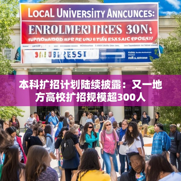 本科扩招计划陆续披露：又一地方高校扩招规模超300人