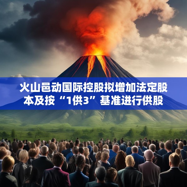 火山邑动国际控股拟增加法定股本及按“1供3”基准进行供股