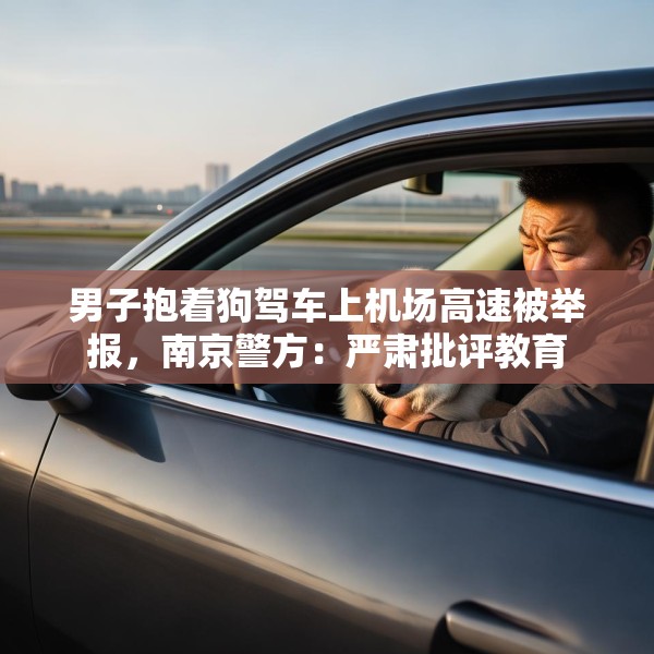 男子抱着狗驾车上机场高速被举报，南京警方：严肃批评教育