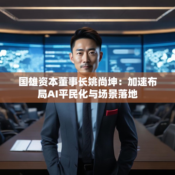 国雄资本董事长姚尚坤：加速布局AI平民化与场景落地