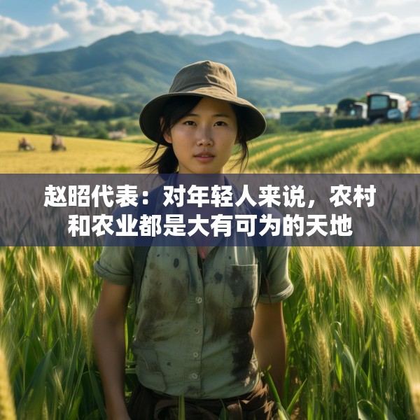 赵昭代表：对年轻人来说，农村和农业都是大有可为的天地