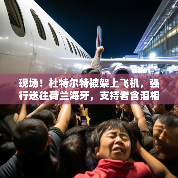现场！杜特尔特被架上飞机，强行送往荷兰海牙，支持者含泪相送