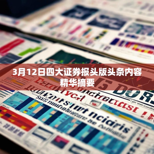 3月12日四大证券报头版头条内容精华摘要