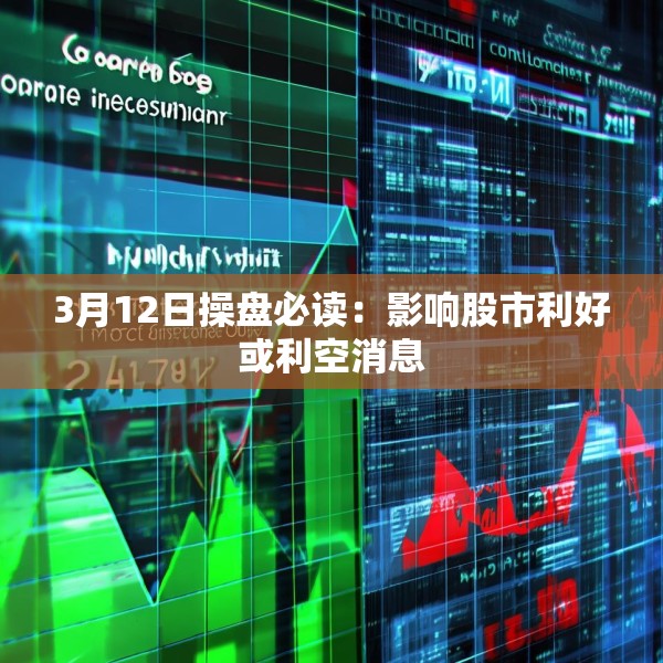 3月12日操盘必读：影响股市利好或利空消息