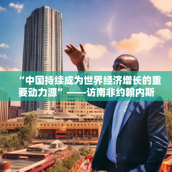“中国持续成为世界经济增长的重要动力源”——访南非约翰内斯堡大学非洲—中国研究中心主任蒙亚埃