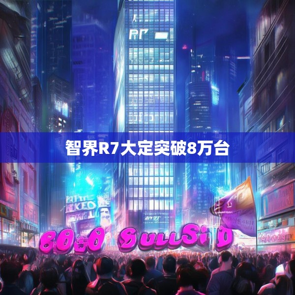 智界R7大定突破8万台