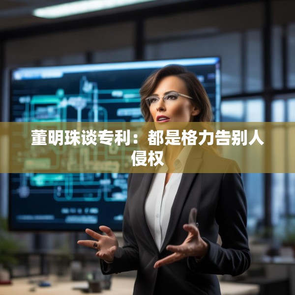董明珠谈专利：都是格力告别人侵权