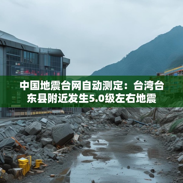 中国地震台网自动测定：台湾台东县附近发生5.0级左右地震