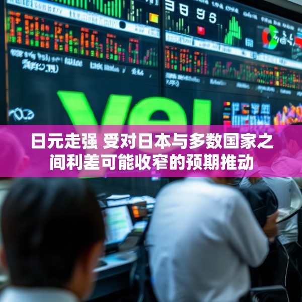 日元走强 受对日本与多数国家之间利差可能收窄的预期推动