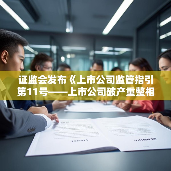 证监会发布《上市公司监管指引第11号——上市公司破产重整相关事项》