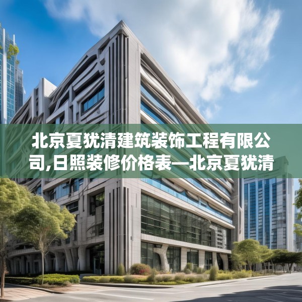 北京夏犹清建筑装饰工程有限公司,日照装修价格表—北京夏犹清建筑装饰工程有限公司590.a466b467c470fgy.477xczxv