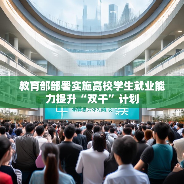 教育部部署实施高校学生就业能力提升“双千”计划
