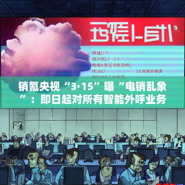 销氪央视“3·15”曝“电销乱象”：即日起对所有智能外呼业务自查自纠