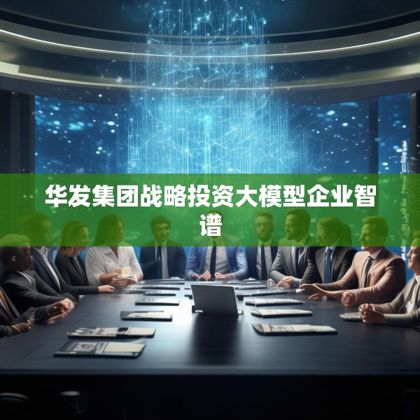 华发集团战略投资大模型企业智谱