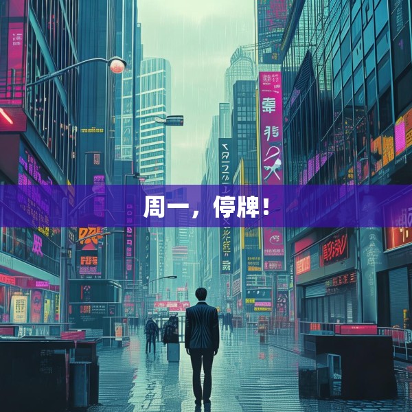 周一，停牌！