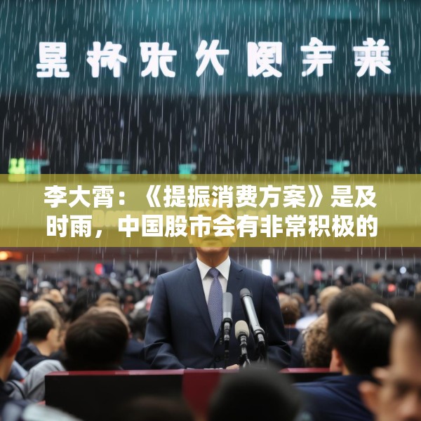 李大霄：《提振消费方案》是及时雨，中国股市会有非常积极的正面反应