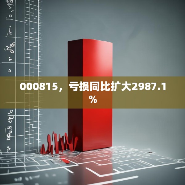 000815，亏损同比扩大2987.1%