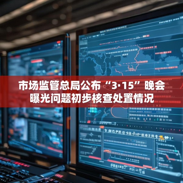 市场监管总局公布“3·15”晚会曝光问题初步核查处置情况
