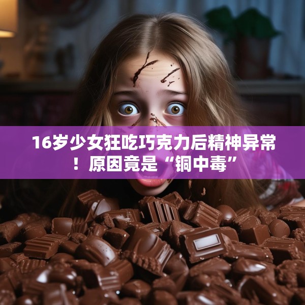 16岁少女狂吃巧克力后精神异常！原因竟是“铜中毒”