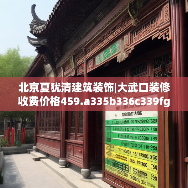 北京夏犹清建筑装饰|大武口装修收费价格459.a335b336c339fgy.346fghfd