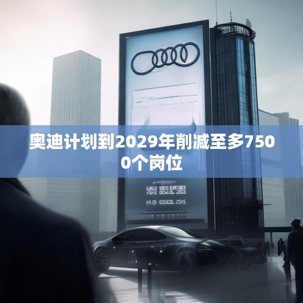奥迪计划到2029年削减至多7500个岗位
