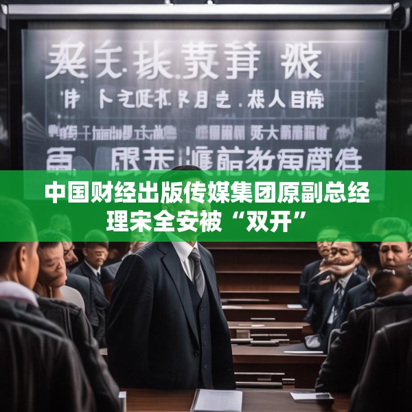 中国财经出版传媒集团原副总经理宋全安被“双开”