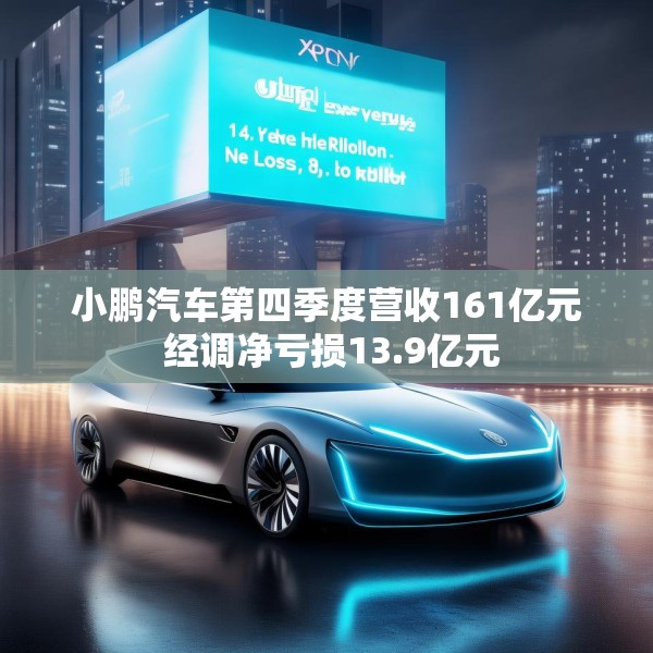 小鹏汽车第四季度营收161亿元 经调净亏损13.9亿元