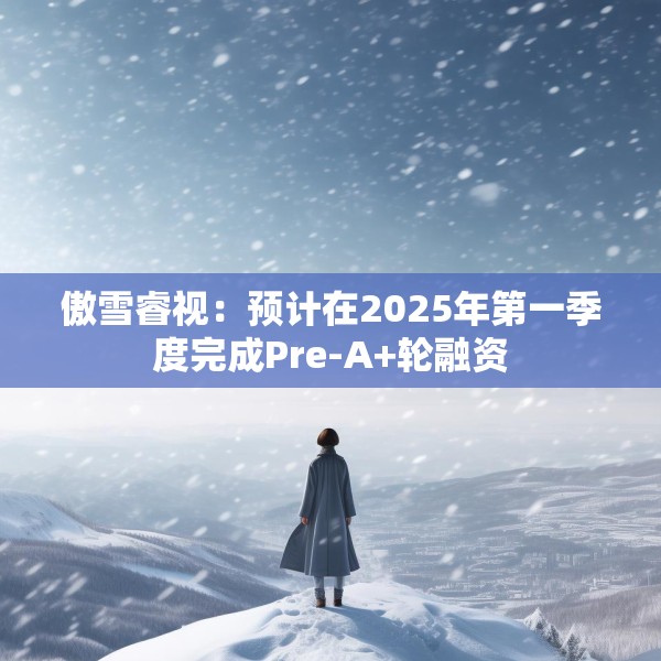 傲雪睿视：预计在2025年第一季度完成Pre-A+轮融资
