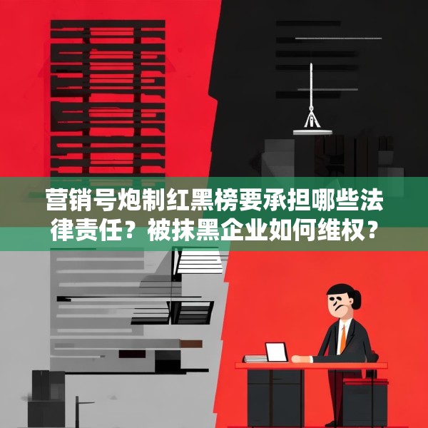 营销号炮制红黑榜要承担哪些法律责任？被抹黑企业如何维权？