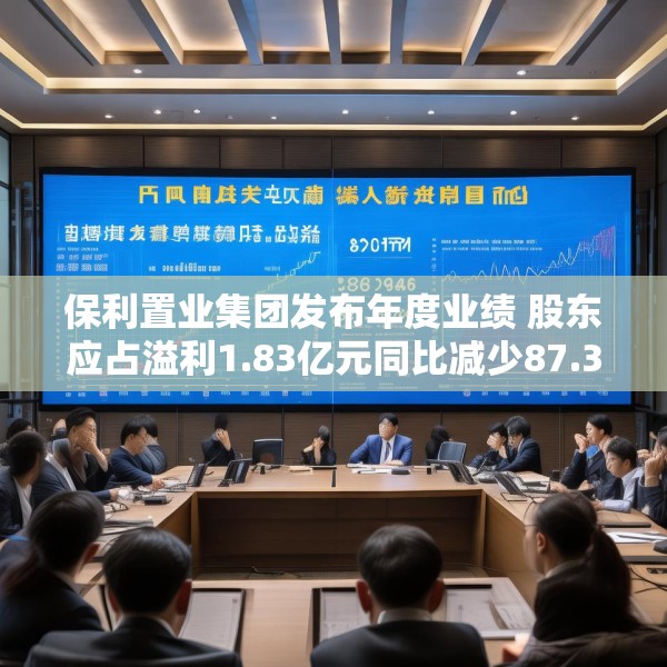 保利置业集团发布年度业绩 股东应占溢利1.83亿元同比减少87.34%