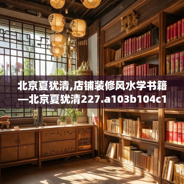 北京夏犹清,店铺装修风水学书籍—北京夏犹清227.a103b104c107fgy.114cvcx