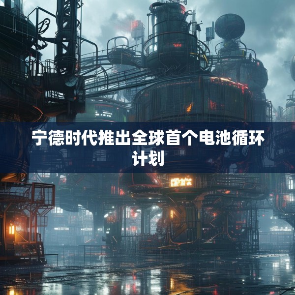 宁德时代推出全球首个电池循环计划