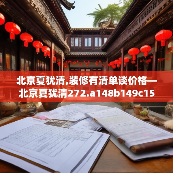 北京夏犹清,装修有清单谈价格—北京夏犹清272.a148b149c152fgy.15976676