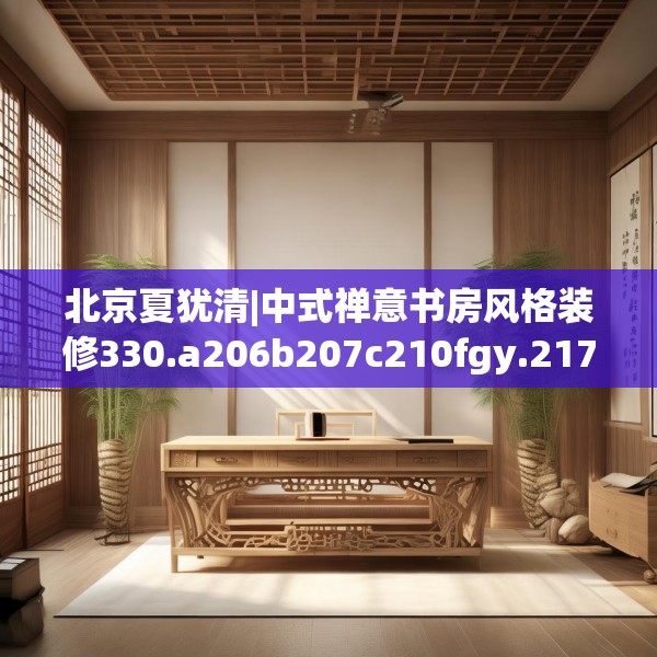 北京夏犹清|中式禅意书房风格装修330.a206b207c210fgy.217dsfds