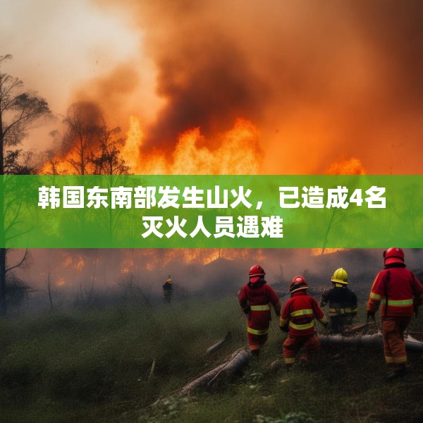 韩国东南部发生山火，已造成4名灭火人员遇难