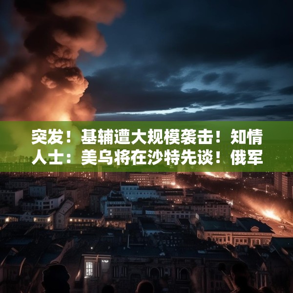 突发！基辅遭大规模袭击！知情人士：美乌将在沙特先谈！俄军：在库尔斯克一线打击乌军