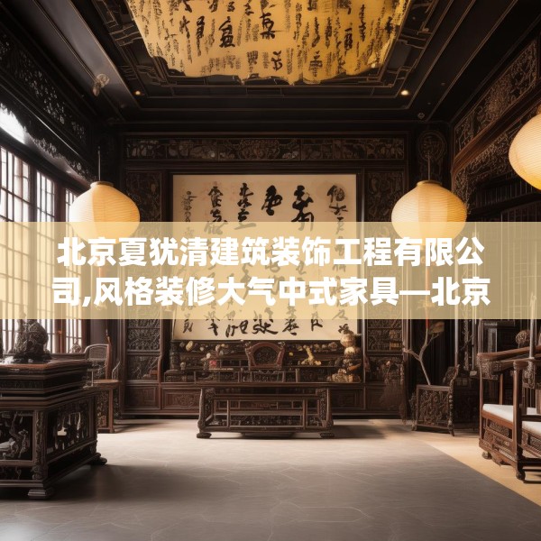北京夏犹清建筑装饰工程有限公司,风格装修大气中式家具—北京夏犹清建筑装饰工程有限公司386.a262b263c266fgy.273wew