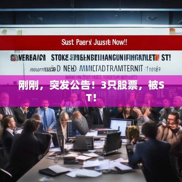 刚刚，突发公告！3只股票，被ST！