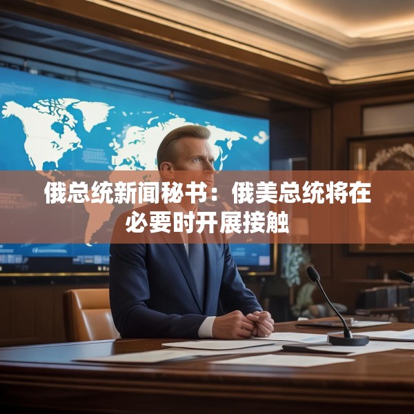 俄总统新闻秘书：俄美总统将在必要时开展接触
