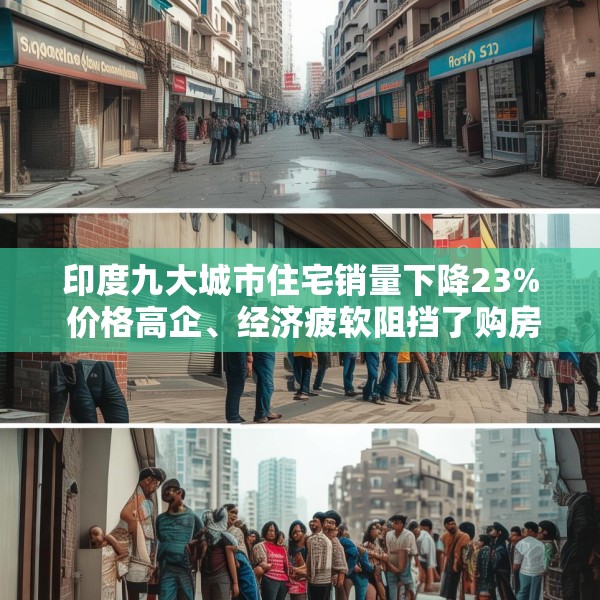 印度九大城市住宅销量下降23% 价格高企、经济疲软阻挡了购房者