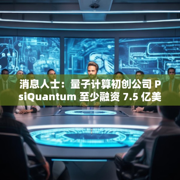 消息人士：量子计算初创公司 PsiQuantum 至少融资 7.5 亿美元