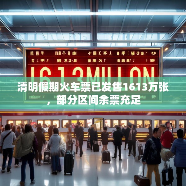 清明假期火车票已发售1613万张，部分区间余票充足