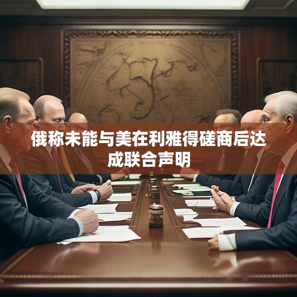 俄称未能与美在利雅得磋商后达成联合声明