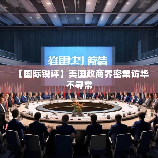 【国际锐评】美国政商界密集访华不寻常