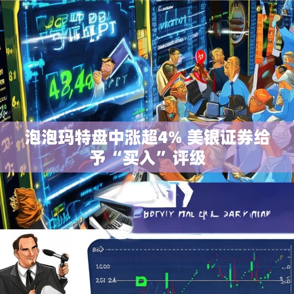 泡泡玛特盘中涨超4% 美银证券给予“买入”评级